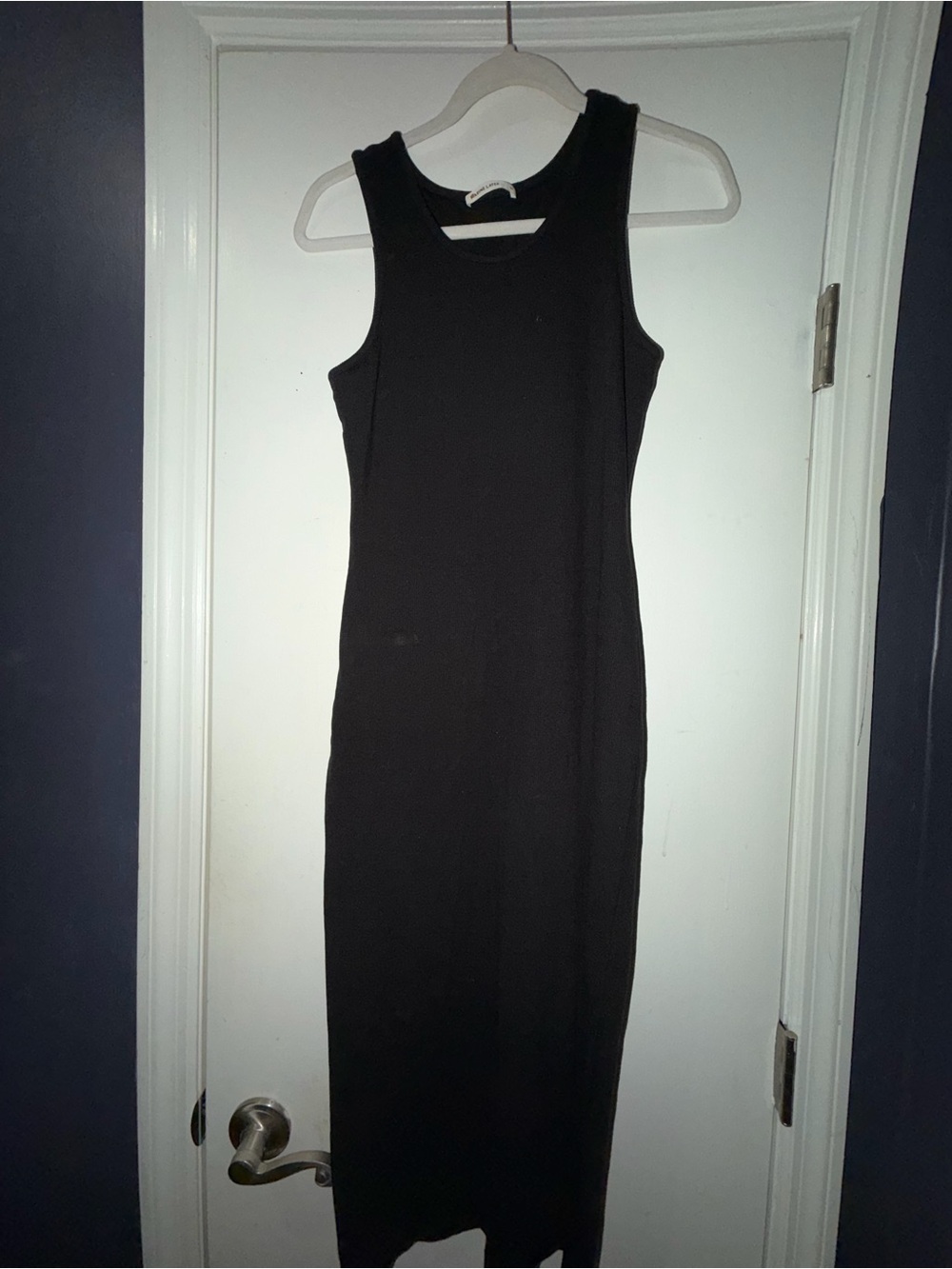 Marine Layer Black Sleeveless Maxi Dress